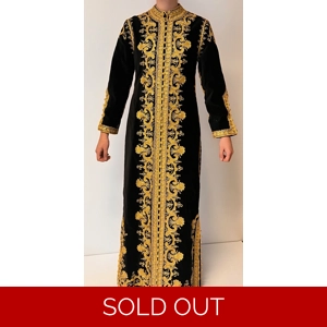 Syrian Robe - velvet with gold